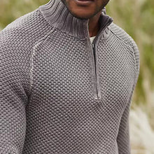 Load image into Gallery viewer, Casual Stand Collar Zipper Sweater For Men