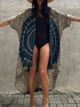Load image into Gallery viewer, Fashion Retro Printing Home Holiday Light Cardigan