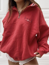Load image into Gallery viewer, Womens Casual Standing Collar Loose Sweatshirt