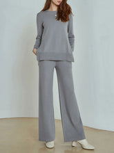 Load image into Gallery viewer, Knitted Grey Casual Women's Suits