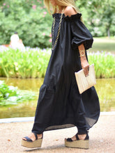 Load image into Gallery viewer, Ladies One-Shoulder Long Sleeve Dress