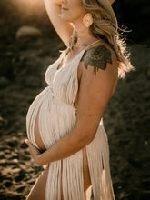 Load image into Gallery viewer, Maternity Sexy V-Neck Rope Photography Dress