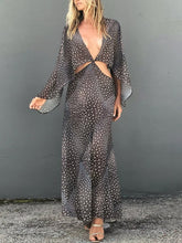 Load image into Gallery viewer, Sexy Halter Long Sleeve Chiffon Vacation Women's Dress