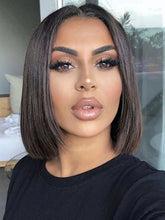Load image into Gallery viewer, Beautiful Fashion Lady's Wig With Split Straight Hair