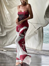 Load image into Gallery viewer, Fashion Printed Slim Sling Women's Dress