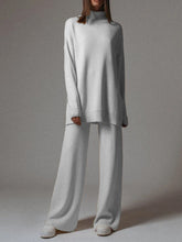 Load image into Gallery viewer, High Neck Knit Loose Women's Suits