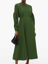 Load image into Gallery viewer, Autumn and Winter Round Neck Slim High Waist Dress