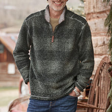 Load image into Gallery viewer, Check Color Block Long Sleeves Men's Tops