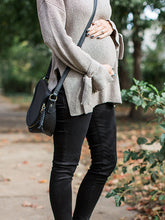 Load image into Gallery viewer, Maternity Casual Loose And Comfortable Solid Color Knitted Long-Sleeved Top