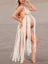 Load image into Gallery viewer, Maternity Sexy V-Neck Rope Photography Dress