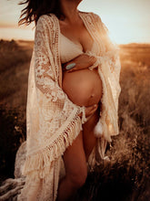 Load image into Gallery viewer, Maternity Lace Photo Dress