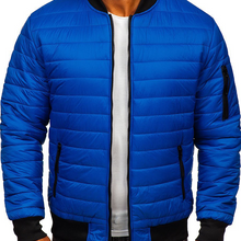 Load image into Gallery viewer, Casual Warm Round Neck Lightweight Men's Jacket