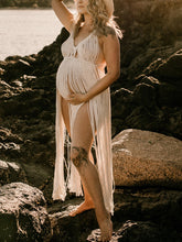 Load image into Gallery viewer, Maternity Sexy V-Neck Rope Photography Dress