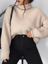 Load image into Gallery viewer, Women's Autumn and Winter Solid Color Warm All-match Sweater