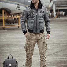 Load image into Gallery viewer, Fur Collar Casual Windproof Men's Coat