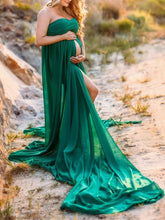 Load image into Gallery viewer, Sexy Belly Exposed Photo Maternity Dress