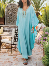 Load image into Gallery viewer, Women's Pure Color Temperament Casual Dress