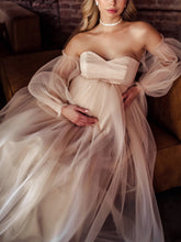 Load image into Gallery viewer, Maternity Gown Dress Chiffon Dress Photography