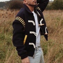 Load image into Gallery viewer, Spring And Autumn Horn Library Zipper Men's Coat