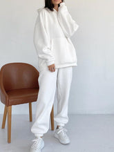 Load image into Gallery viewer, Casual Sports Hooded Top and Trousers Set