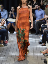 Load image into Gallery viewer, Sling Print Temperament Catwalk Dress