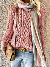 Load image into Gallery viewer, Women's Autumn and Winter Slip-shoulder Thin Solid Color Fashion Sweater