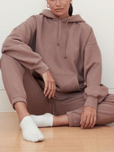 Load image into Gallery viewer, Fashion Casual Hooded Solid Color Two-piece Suit