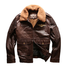 Load image into Gallery viewer, Men's Aviator Warm Fur Collar Coat