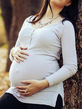 Load image into Gallery viewer, Casual Long-Sleeved Maternity Tops