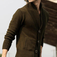 Load image into Gallery viewer, Stand-Up Collar Knitted Sweater