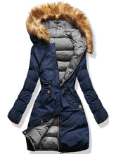 Load image into Gallery viewer, Double-Sided Fur Collar Women's Coats