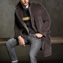 Load image into Gallery viewer, Men's Fashion Lapel Button Coat