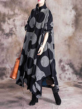 Load image into Gallery viewer, Dot Large Print Women's Coats