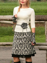 Load image into Gallery viewer, Black Print Base Long Sleeve Women's Suits