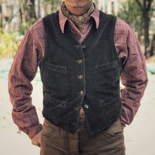 Load image into Gallery viewer, Men's Fashion Casual Denim Suit Vest