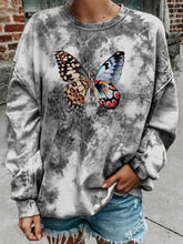 Load image into Gallery viewer, Tie-Dye Butterfly Printing Trend Women's Tops