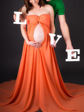Load image into Gallery viewer, Tube Top Pregnant Woman Long Skirt Photo Skirt