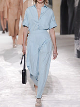 Load image into Gallery viewer, Fashionable Solid Color Shirt Suit