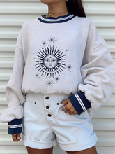 Load image into Gallery viewer, Casual Fashion Round Neck Long Sleeve Loose Sweater