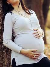 Load image into Gallery viewer, Casual Long-Sleeved Maternity Tops