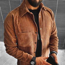 Load image into Gallery viewer, Men's Fashion Casual Retro Corduroy Jacket