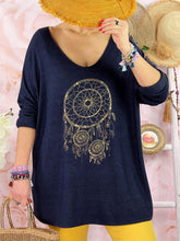 Load image into Gallery viewer, Pure Cotton Casual Plus Size Women's Tops