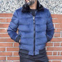 Load image into Gallery viewer, Fur Collar Corduroy Outdoor Men's Jacket