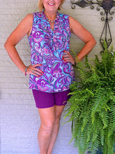 Load image into Gallery viewer, Vacation Print Sleeveless Breathable Women's Suit