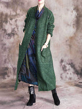 Load image into Gallery viewer, Button Wool Long Women's Coats