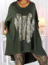 Load image into Gallery viewer, Casual Loose Leopard Print Ladies T-shirt