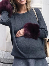 Load image into Gallery viewer, Autumn and Winter Loose and Warm Knitted Top for Pregnant Women