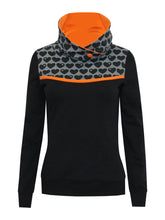 Load image into Gallery viewer, Heart-Shaped Print Breathable Long Sleeves Women's Tops