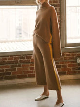 Load image into Gallery viewer, Casual Loose Turtleneck Sweater and Trousers Women's Suit