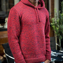 Load image into Gallery viewer, Casual Pure Color Pullover Hoode Sweater For Men